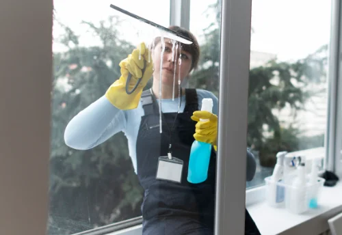 Nettoyage de vitres intérieures et extérieures à Huillé-Lézigné